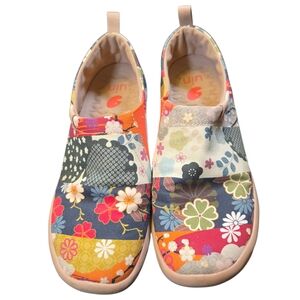 Uin Colorful Slip On Art Canvas Toldeo Shoes Size 6